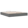 vidaXL Ottoman Bed Frame Dark Grey