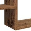 vidaXL Wall Cube Shelf Set of 2 Old wood Engineered wood