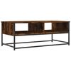 vidaXL Coffee Table Smoked Oak Engineered Wood Medium Coffee Table