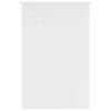 vidaXL Desk White Engineered wood 39.4x19.7x29.9 in Desk Rectangular