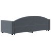 vidaXL Daybed With Trundle Dark Grey