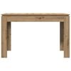 vidaXL Dining Table Artisan Oak Engineered Wood Medium Durable