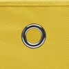 vidaXL Storage Box Set of 10 Yellow Non-woven fabric (100% polyester)