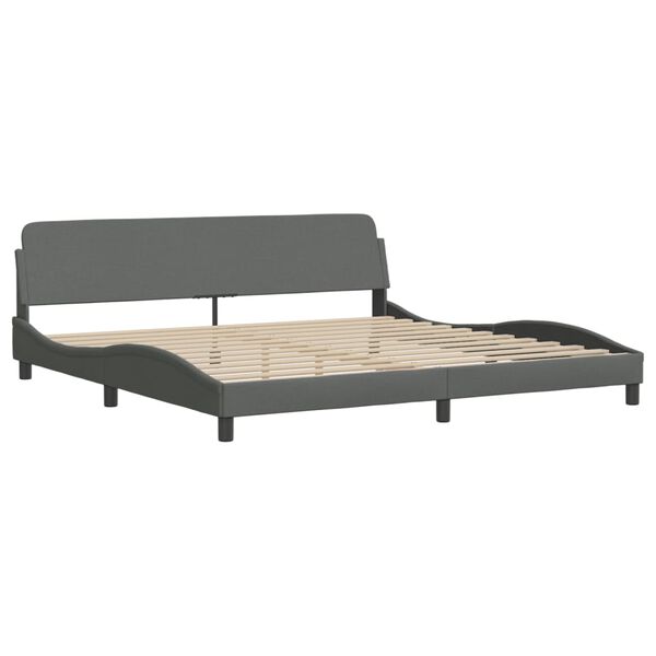 vidaXL Bed Frame Dark Grey