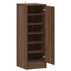 vidaXL Shoe Cabinet Brown oak Engineered wood Medium Shoe Cabinet