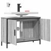 vidaXL Bathroom Sink Cabinet Grey sonoma Engineered wood