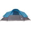 vidaXL Family Tent Dome 9-Person Blue Waterproof