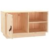 vidaXL TV Cabinet Natural Wood Solid Pine Wood Medium TV Cabinet
