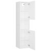vidaXL Bathroom Furniture Set White Engineered wood Standard