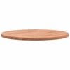 vidaXL Table Top Natural Beech Solid Beech wood 15.7 in diameter Durable