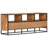 vidaXL TV Cabinet Natural wood, Black