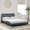 vidaXL Bed Frame Dark grey