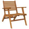 vidaXL Garden Chair Brown Solid acacia wood Standard Durable