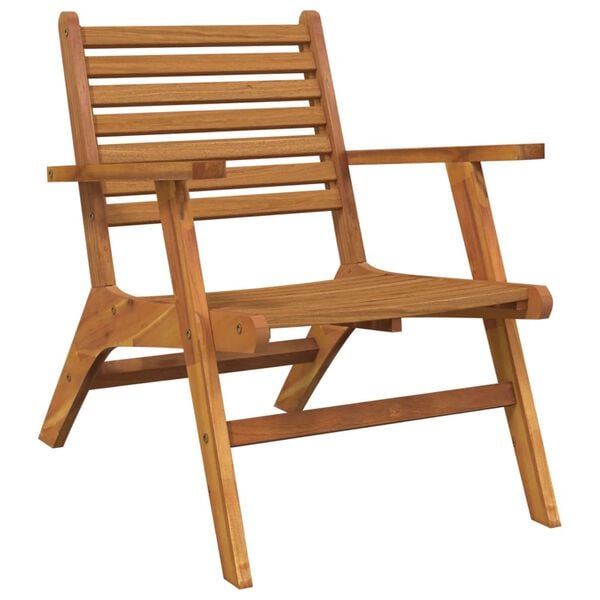 vidaXL Garden Chair Brown Solid acacia wood Standard Durable