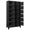 vidaXL Locker Cabinet Anthracite Steel 35.4 x 15.7 x 70.9 in