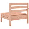 vidaXL Garden Sofa Natural Wood Solid Douglas Fir wood Single Modular