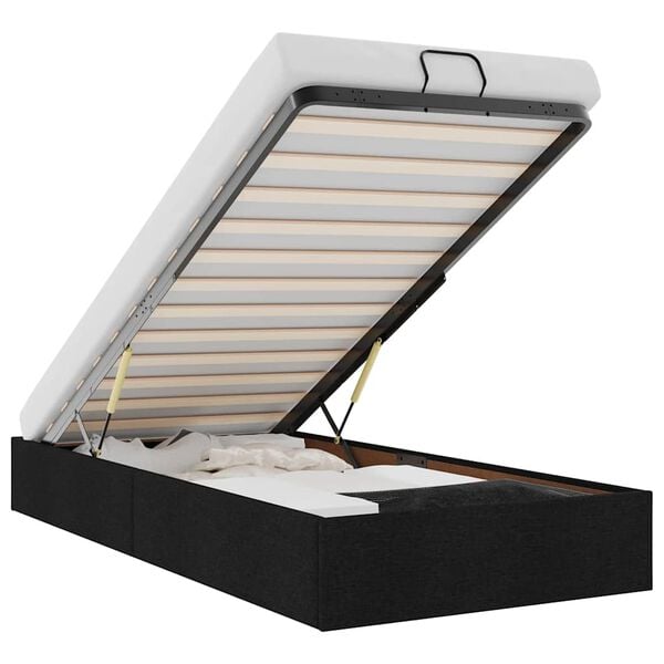 vidaXL Ottoman Bed Frame Black