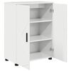 vidaXL Bathroom Cabinet High Gloss White 23.62 x 13.78 x 31.50 in