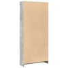 vidaXL Bookcase Concrete Grey Engineered Wood Tall Bookcase