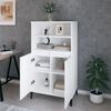 vidaXL Highboard White Engineered wood Tall Highboard Rectangular