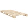 vidaXL Bed Frame Pine Solid Pine Wood Twin Sturdy Bed Frame