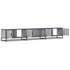 vidaXL TV Cabinet Grey Sonoma Engineered wood, metal Large TV Cabinet