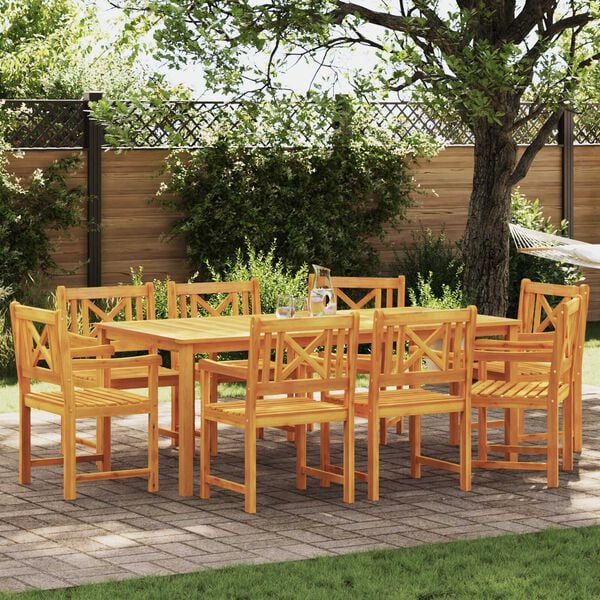 vidaXL Garden Chair 8 pcs 56 x 56 x 90 cm Solid Acacia Wood