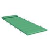 vidaXL Sun Lounger Cushion Green 70.9x23.6x1.6" Oxford Fabric