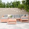 vidaXL Garden Sofa Set Reddish-brown Solid Douglas Fir wood 7 Piece