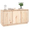 vidaXL Sideboard Brown Solid pine wood 43.7 in x 13.4 in x 23.6 in