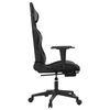 vidaXL Gaming Chair Black and Grey