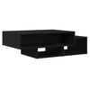 vidaXL Coffee Table Black Oak 41.3x21.7x12.6" Engineered Wood