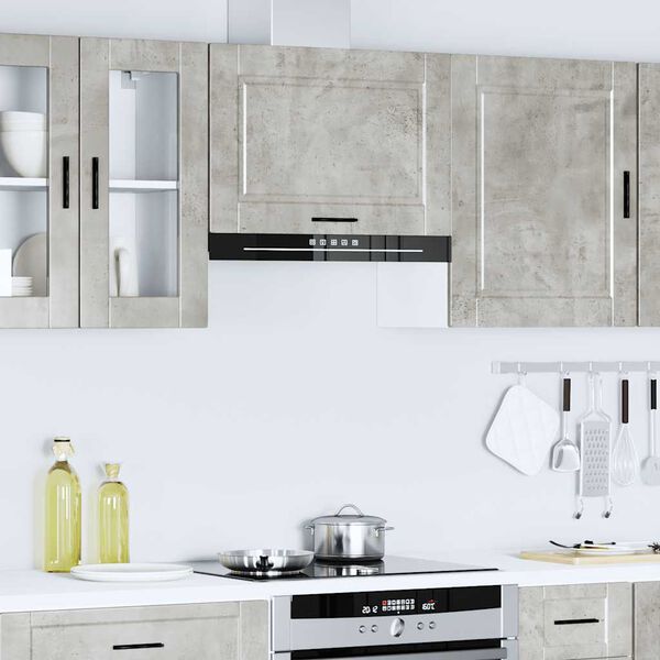 vidaXL Kitchen Wall Cabinet Concrete Grey Engineered Wood Medium