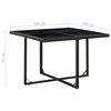 vidaXL Garden Dining Set Black Poly Rattan Removable Covers