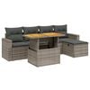 vidaXL Garden Sofa Set Grey