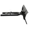 vidaXL Snow Plow Black Powder-coated steel, rubber Large