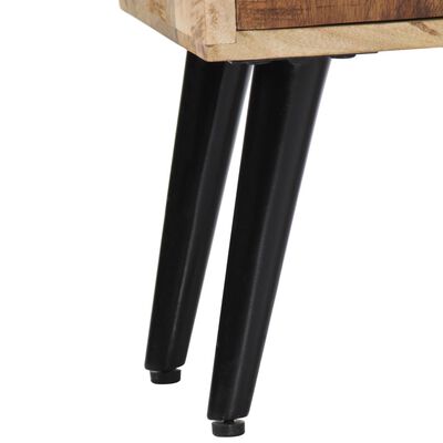 vidaXL Sideboard 46.5"x11.8"x24.4" Solid Mango Wood
