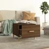 vidaXL Coffee Table Set of 2 Brown oak