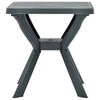 vidaXL Garden Table Green Plastic 27.6x27.6x28.3 in Lightweight