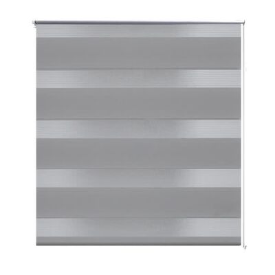 vidaXL Zebra blind 23.6"x47.2" Gray