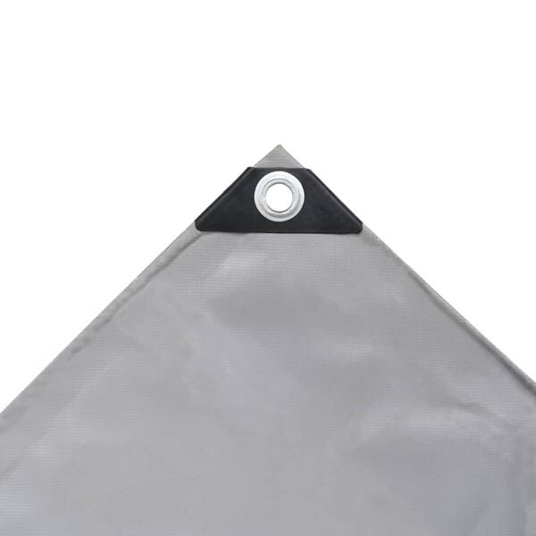 vidaXL Tarpaulin 2.1 oz/ft&sup2; 9.8'x9.8' Gray