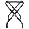 vidaXL Luggage Rack Black 22.0x15.7x19.3"