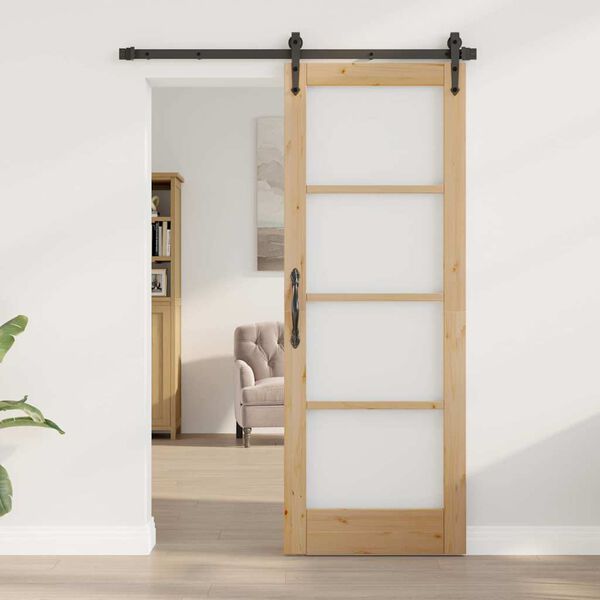 vidaXL Interior Door ORKDAL Brown 28.94 x 78.15 in