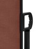 vidaXL Retractable Side Awning Brown