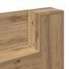 vidaXL Headboard Artisan Oak 47.24 x 5.91 x 40.75 in Engineered Wood