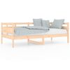 vidaXL Day Bed Natural Solid pine wood, Plywood Single