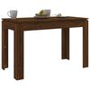 vidaXL Dining Table Brown Oak Engineered Wood 47.2x23.6x29.9 in Durable