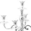 vidaXL Candle Holder Silver 12.60 x 12.60 x 31.30 in Aluminium