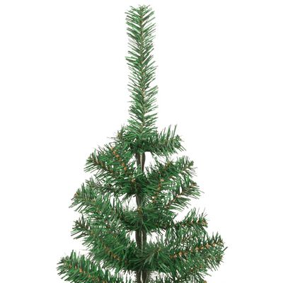vidaXL Artificial Christmas Tree L 8 ft Green