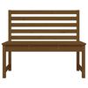 vidaXL Garden Bench Honey brown Solid pine wood Standard Durable